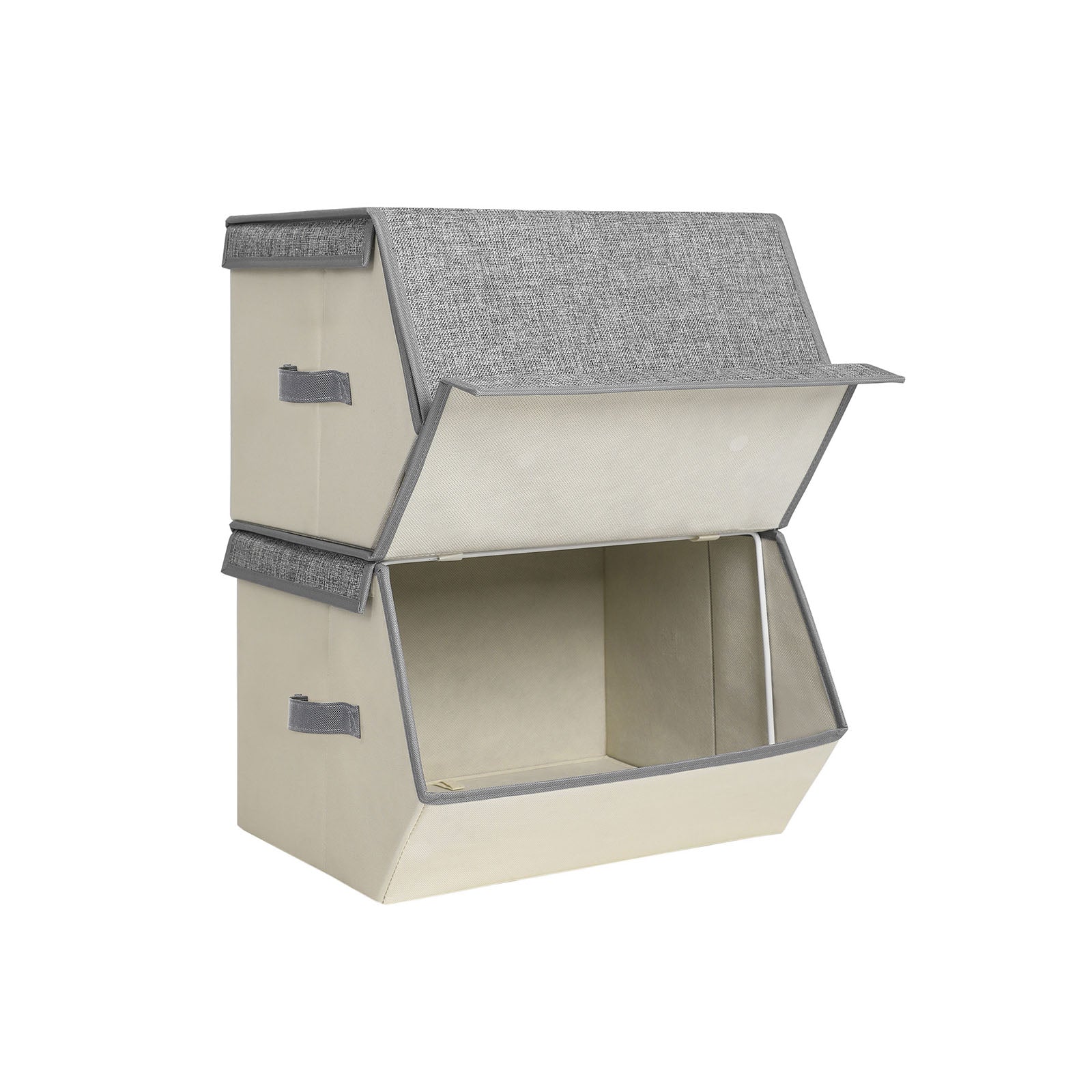 Stackable Storage Bins Set Of 2