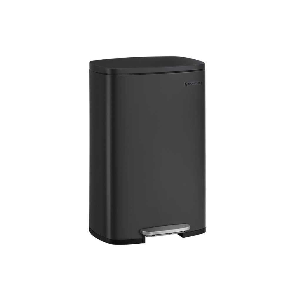 Stainless Steel Trash Can, Soft-Close, Step Pedal, 8 & 13 Gal.
