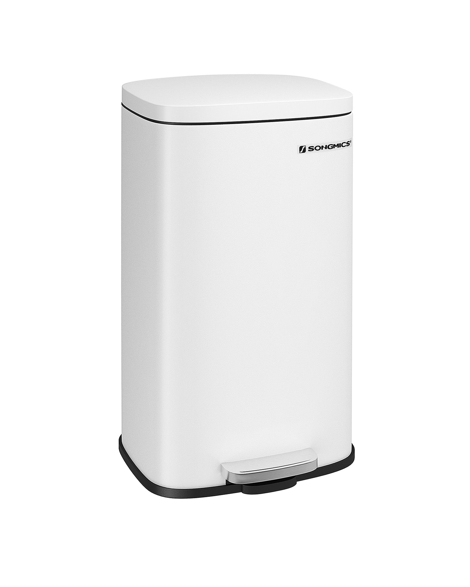 Stainless Steel Trash Can, Soft-Close, Step Pedal, 8 & 13 Gal.