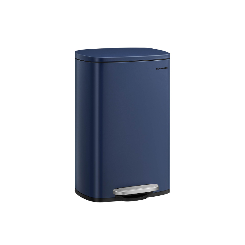 Stainless Steel Trash Can, Soft-Close, Step Pedal, 8 & 13 Gal.