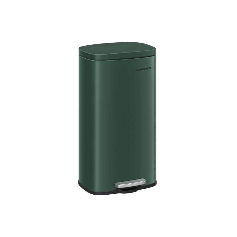 Stainless Steel Trash Can, Soft-Close, Step Pedal, 8 & 13 Gal.