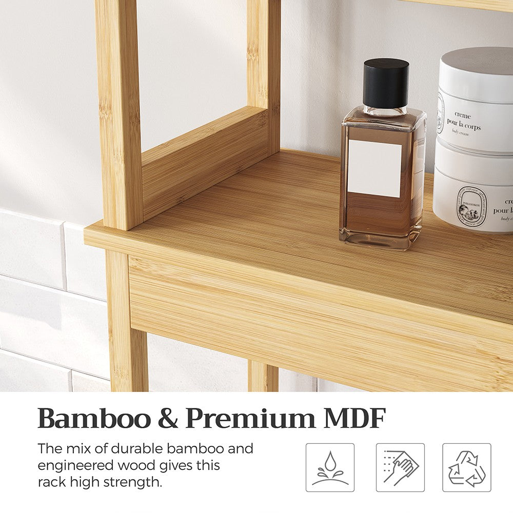 Bamboo Over the Toilet Storage Cabinet - Natural Beige