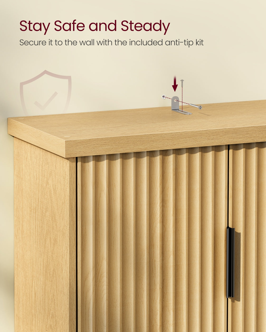Over-the-Toilet Storage Cabinet - MAXE Collection - 23.6-Inch Wide