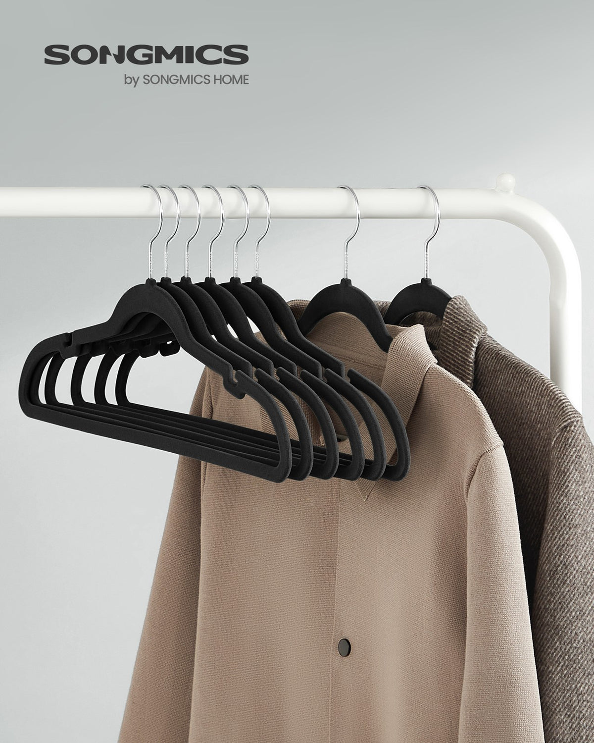 Velvet Hangers 60 Pack - Non-Slip Clothes Hangers
