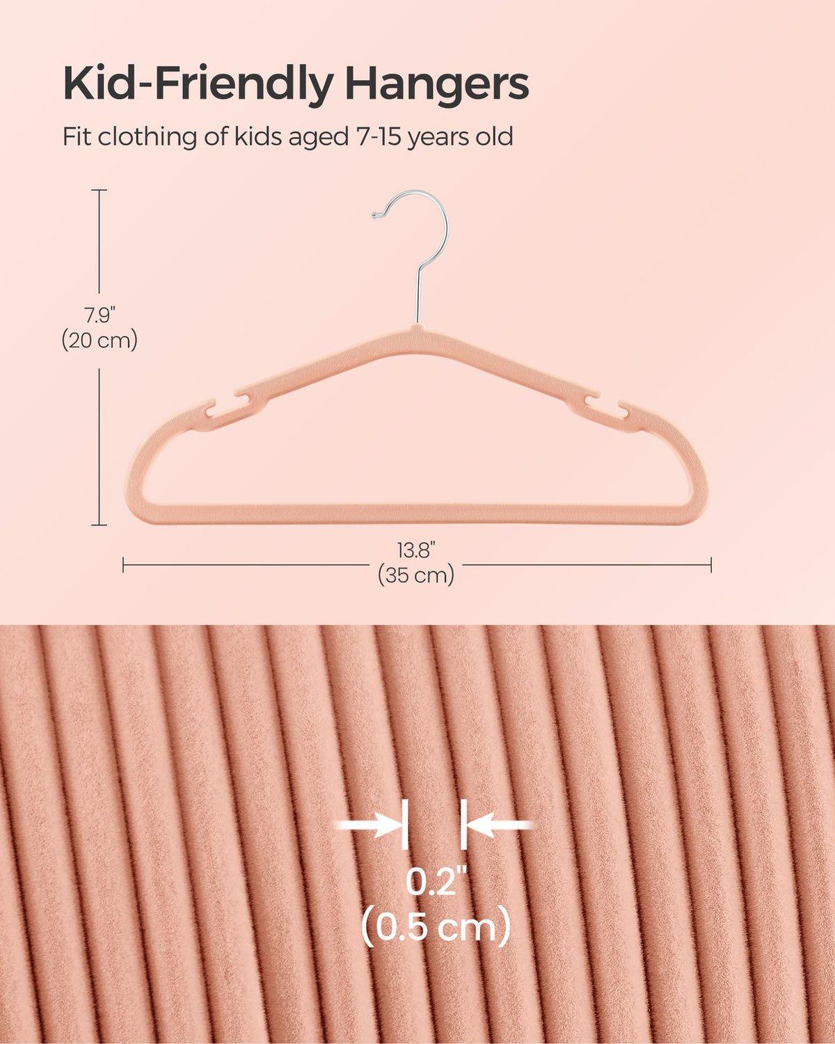 Kids Hangers 50 Pack