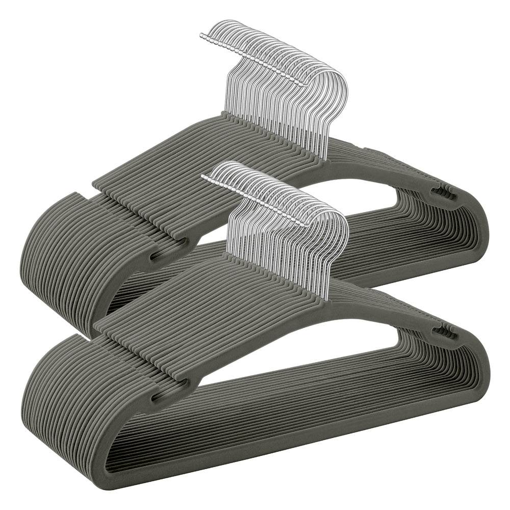 Velvet Hangers 50 Pack - Gray