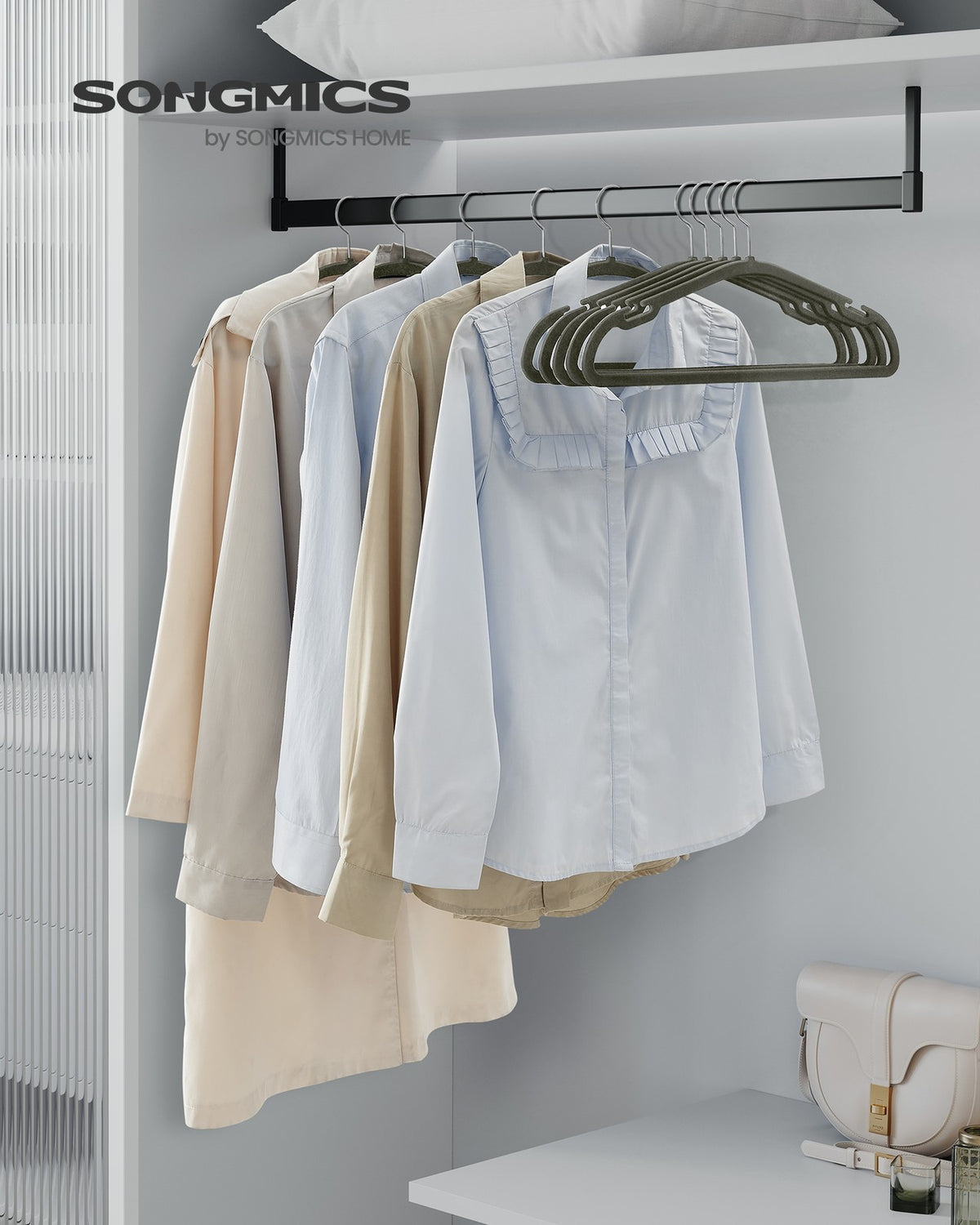 Velvet Hangers 50 Pack - Gray