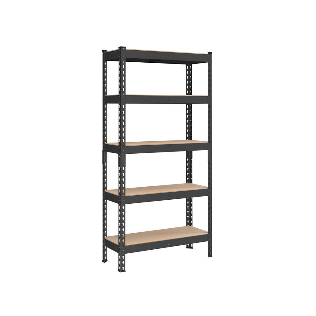 5-Tier Garage Storage Shelf - Black