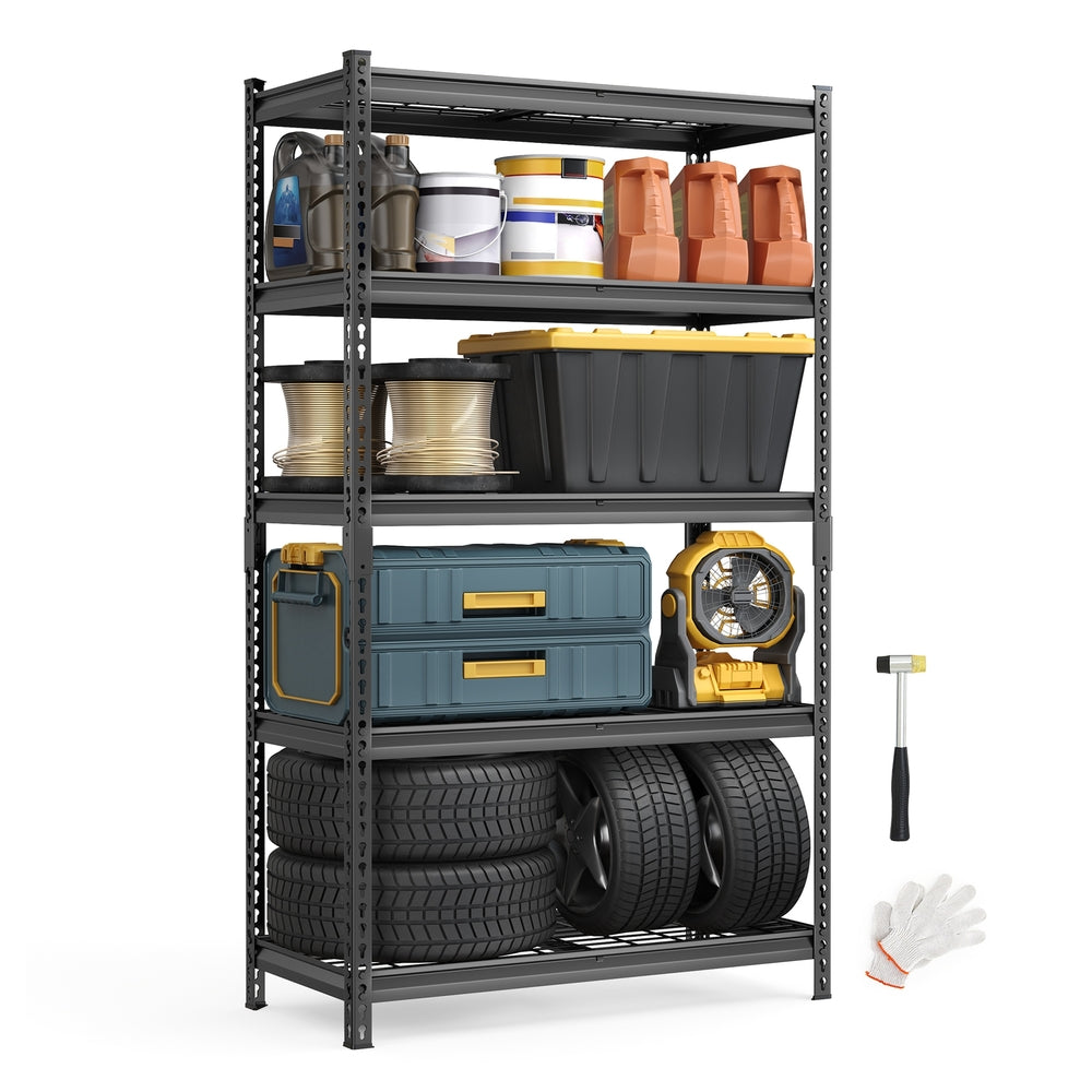 5-Tier Storage Shelves - 2,250 Lb Load