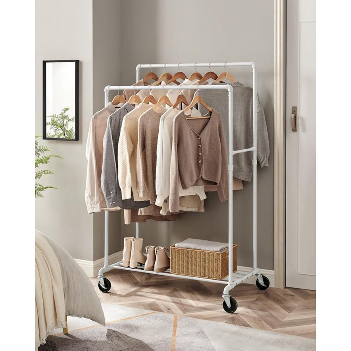 Clothing Rack - 39.4 inch - With Storage Shelf