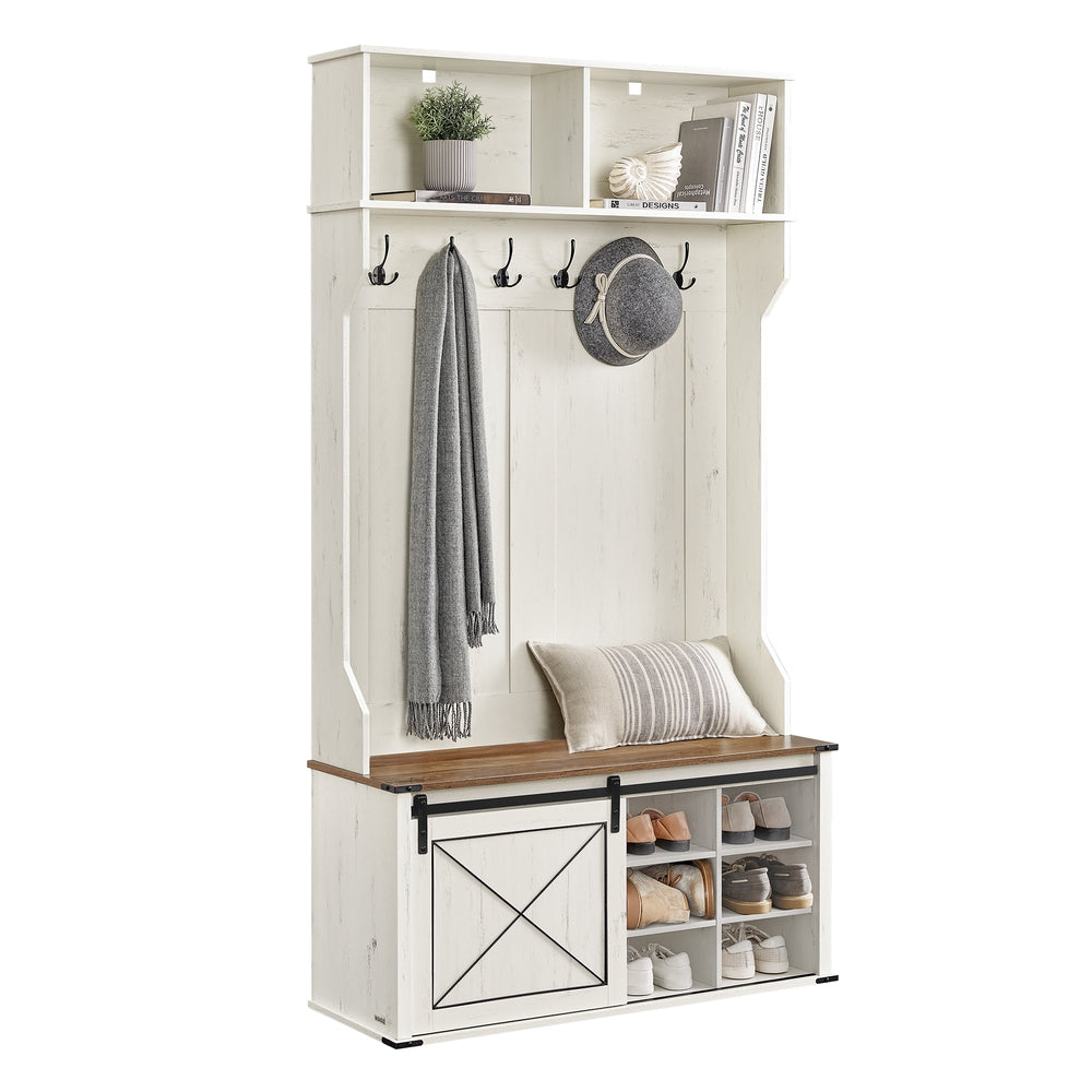 Hall Tree with Bench and Shoe Storage