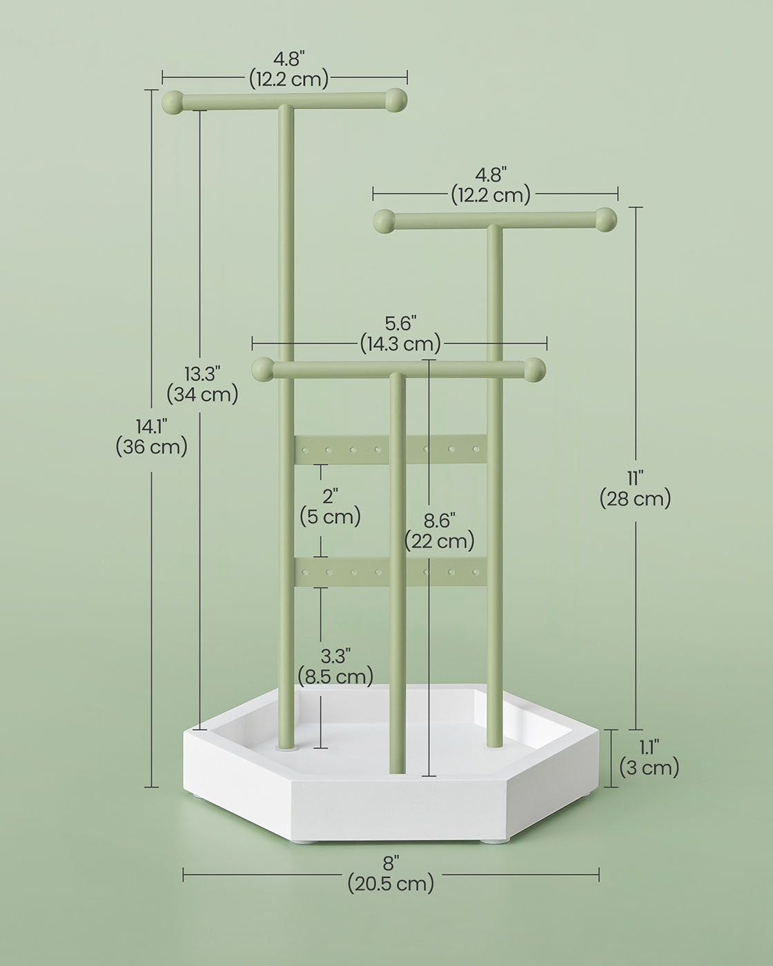 Jewelry Holder - Metal Frame