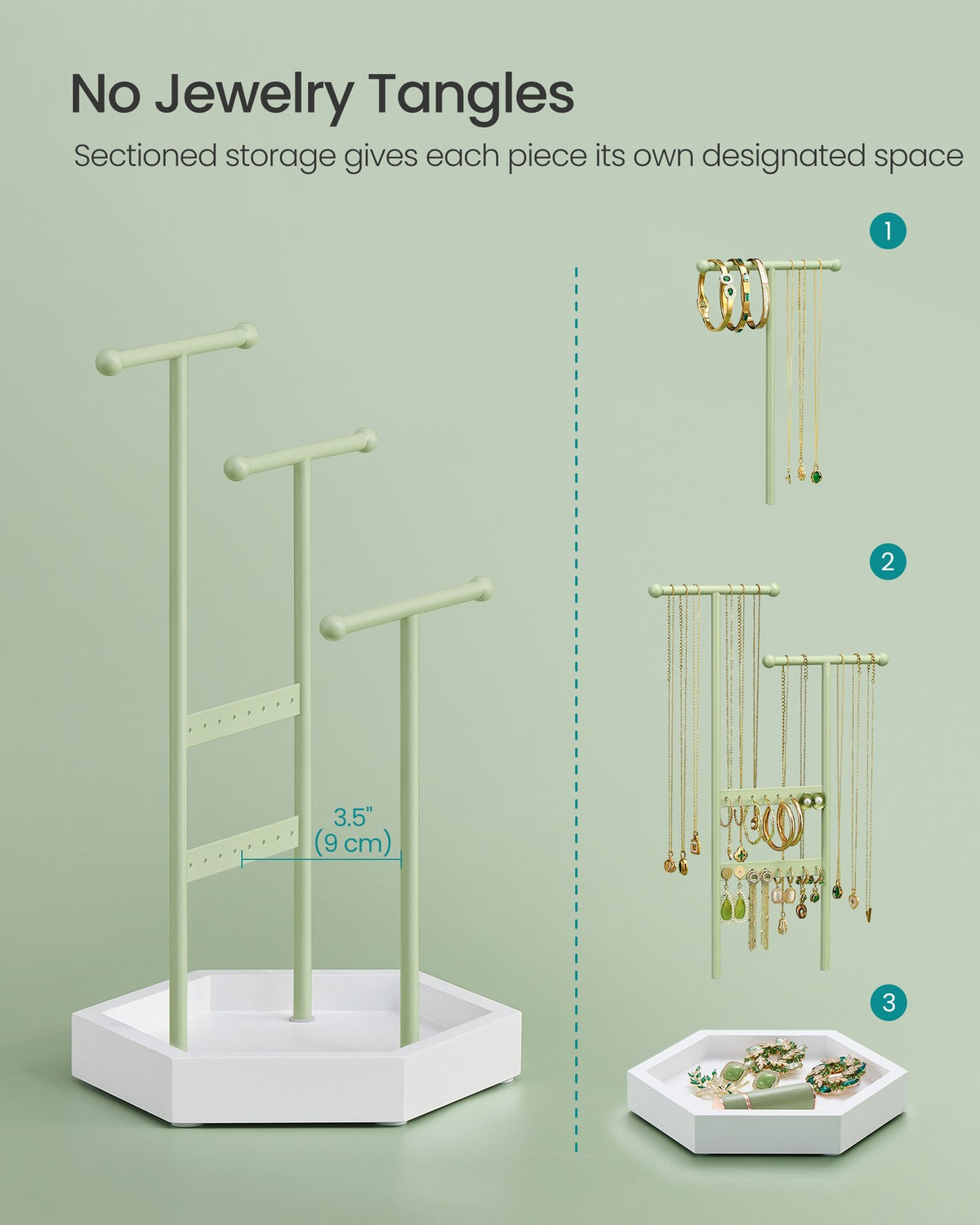 Jewelry Holder - Metal Frame