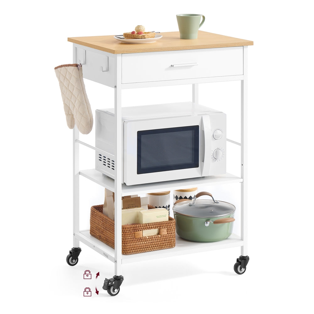 Kitchen Rolling Island - Mobile Kitchen Cart with Storage on Wheels