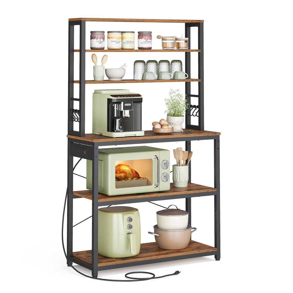 Bakers Rack with Power Outlet