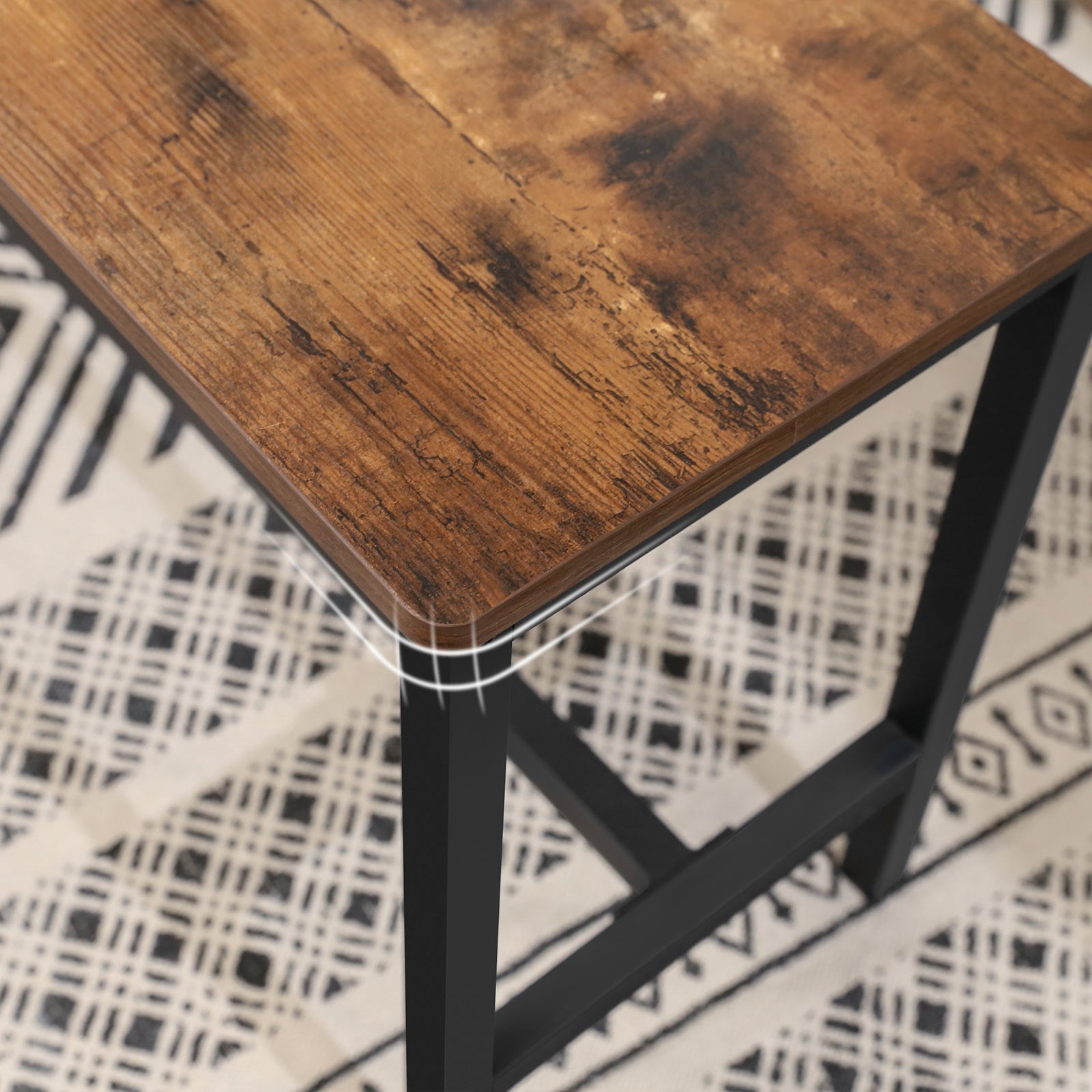Set of 2 Dining Table Benches