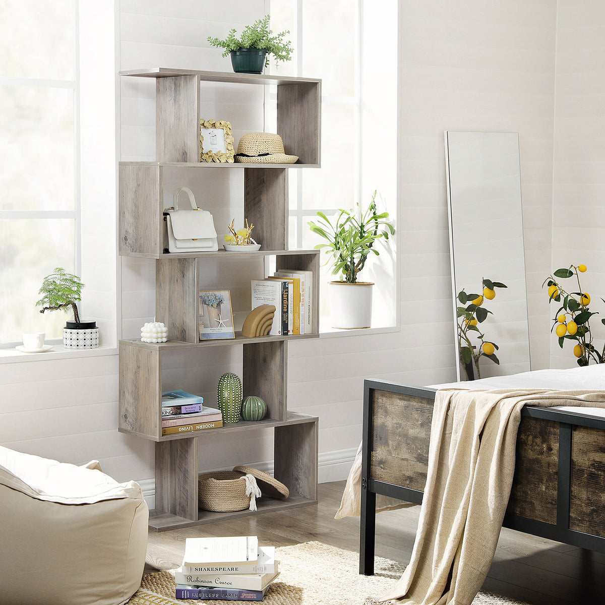 Bookcase and Display Shelf - White