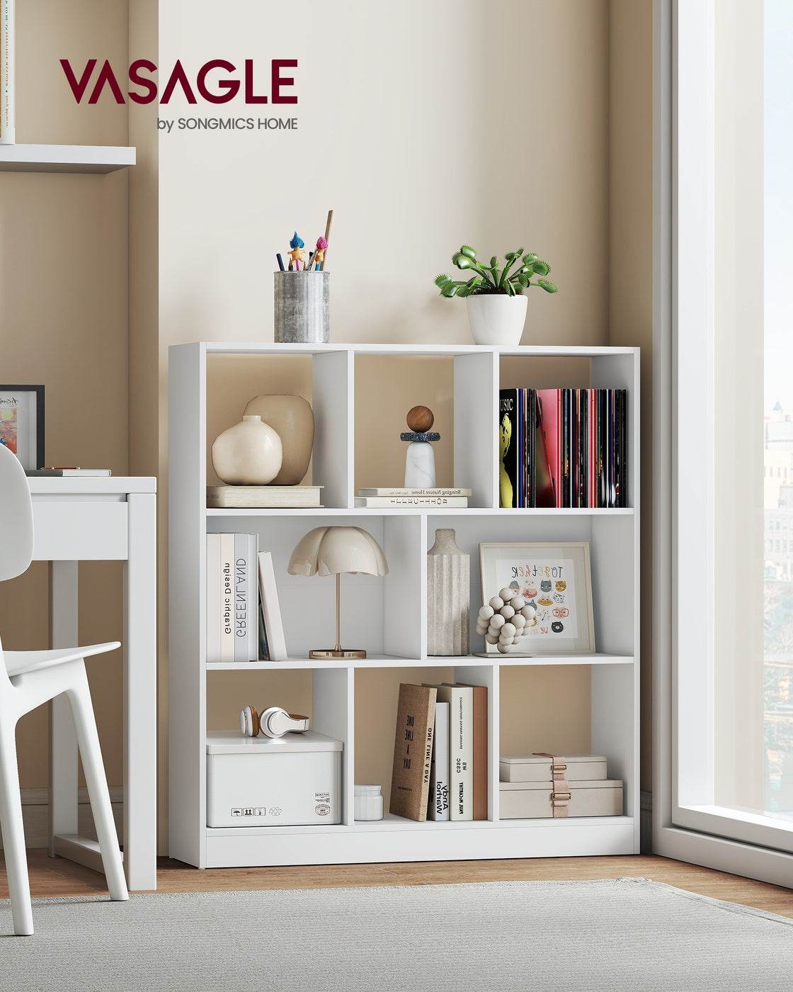 Custos Collection - Open Storage Bookshelf