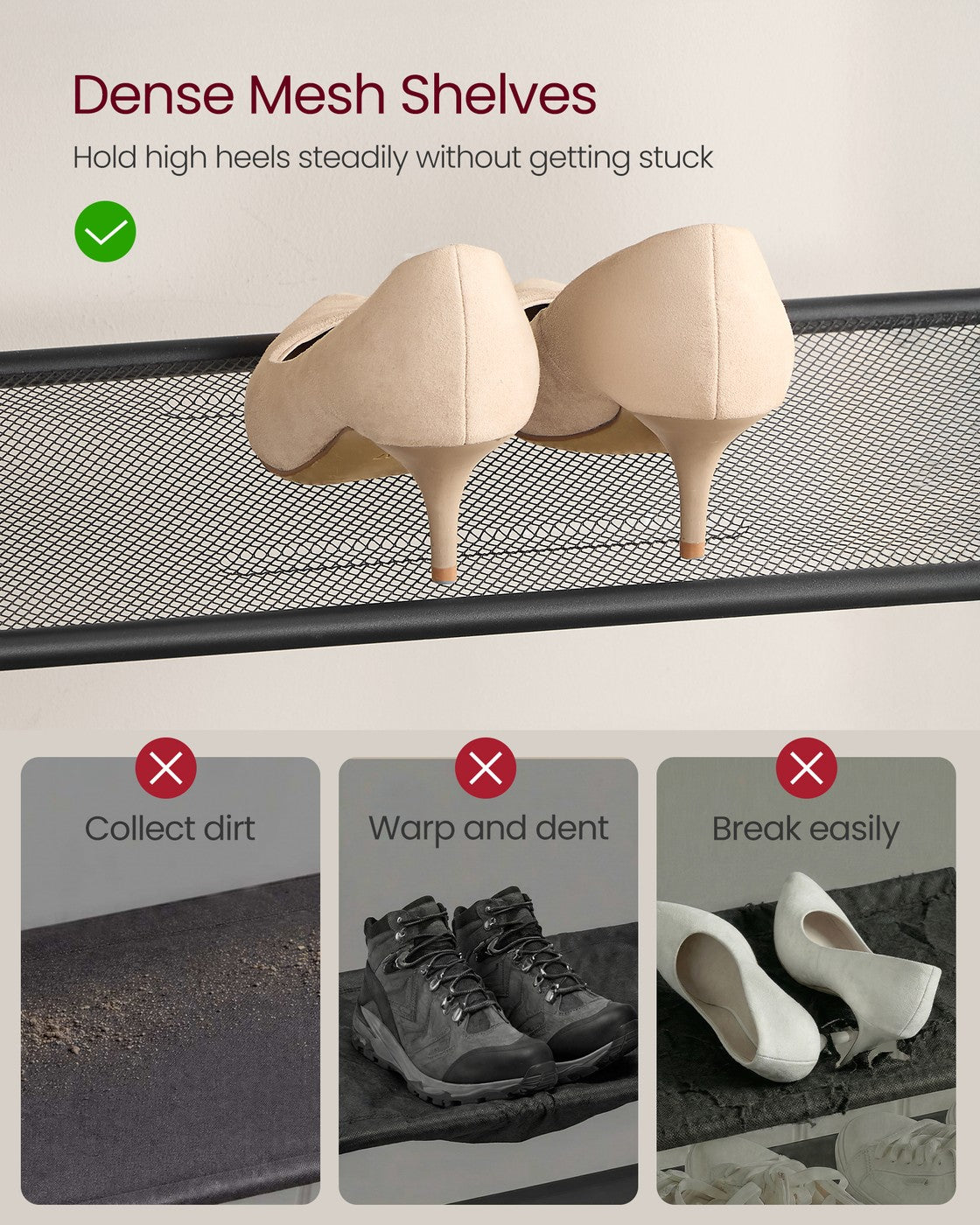 Shoe Rack - Large Shoe Storage Organizer for Closet - Entryway