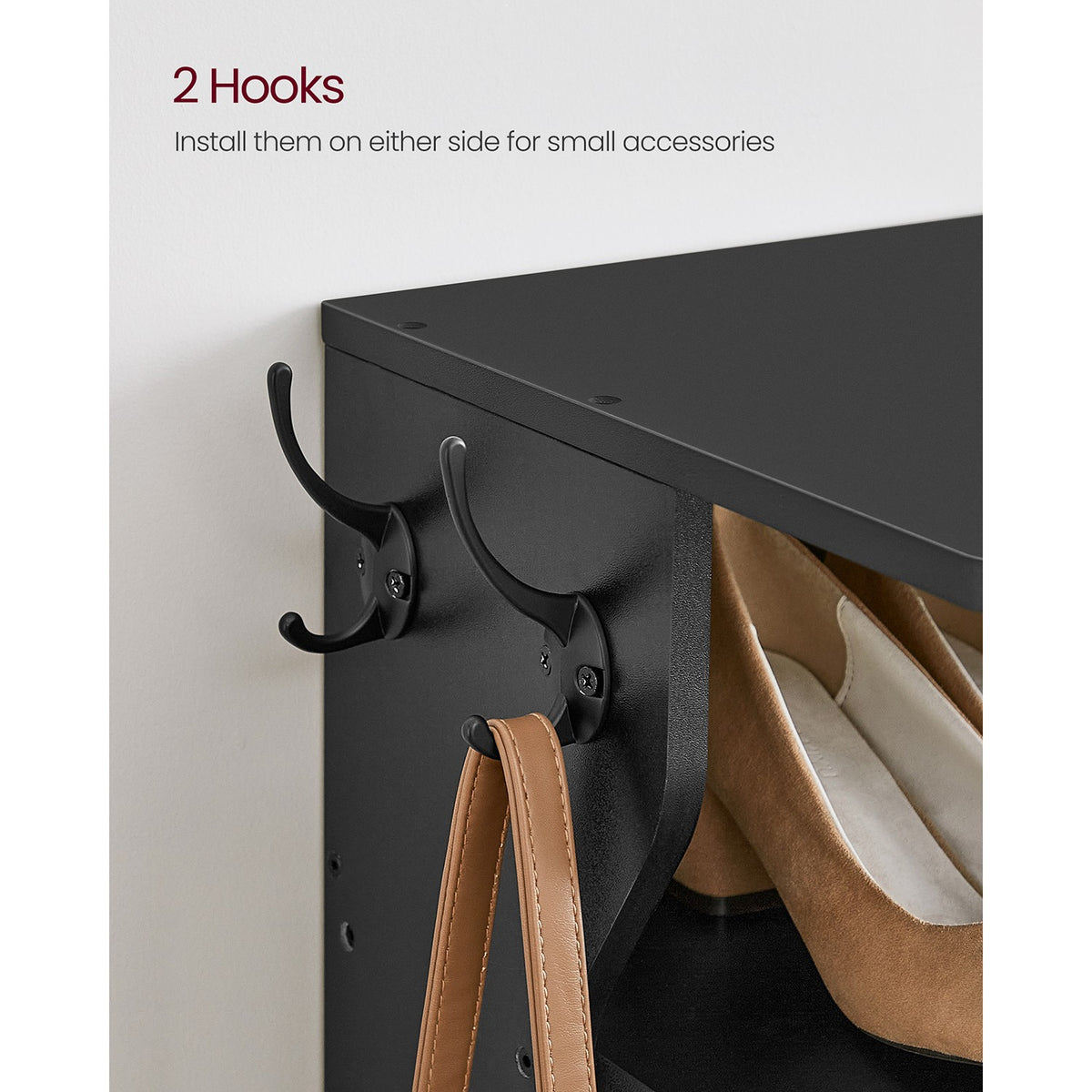 Shoe Rack - 9-Tier Vertical - Slim Design - 57.9 inch Tall