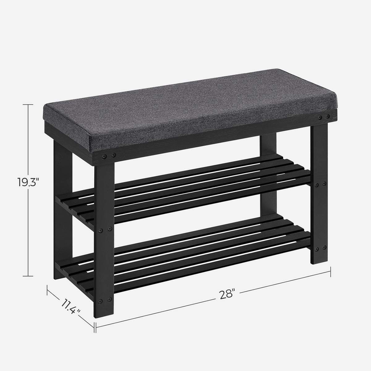 Shoe Organizer with Bench
