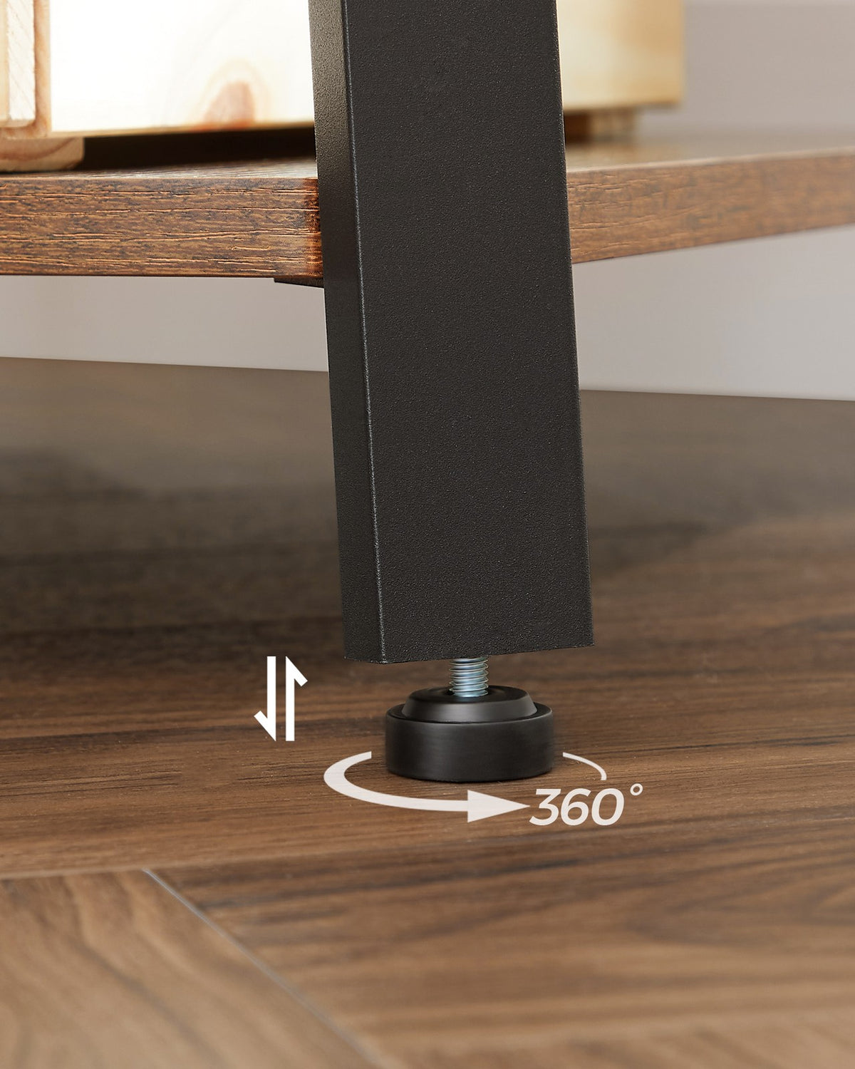 Coat Stand with 3 Shelves