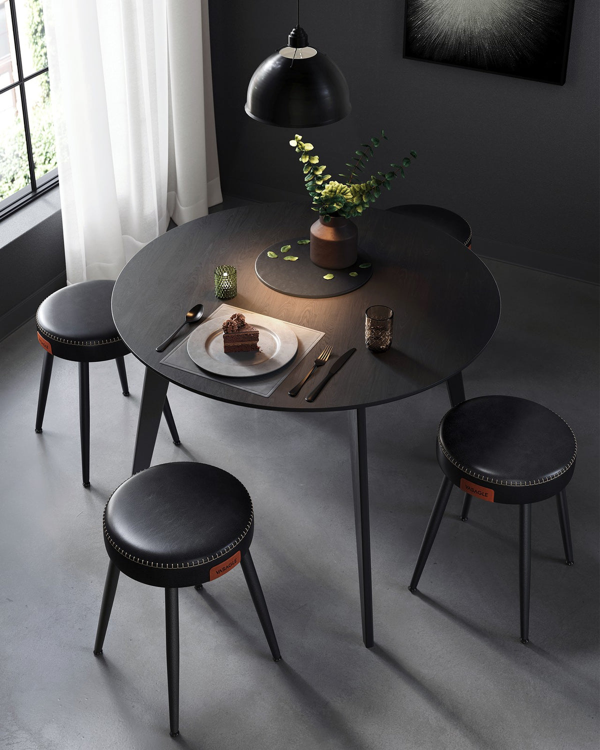 EKHO Collection - Dining Chairs Stools - Set of 2