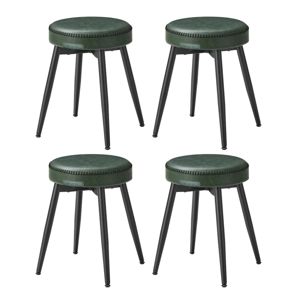 EKHO Collection - Dining Chairs Stools Set of 2 - Forest Green