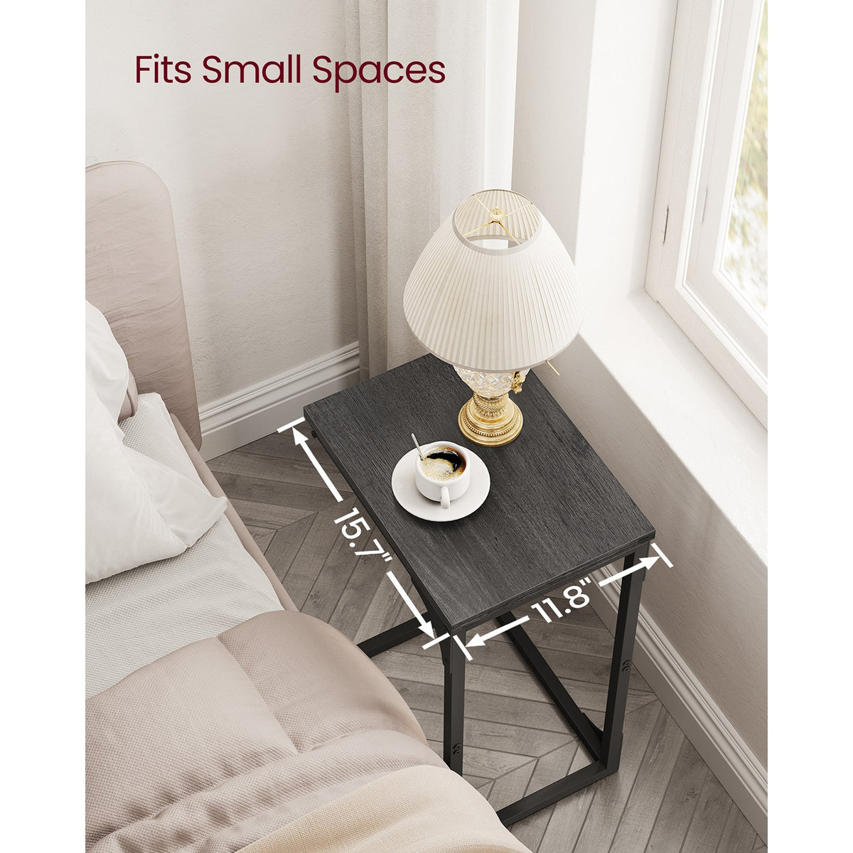 C-Shaped End Table - Set of 2