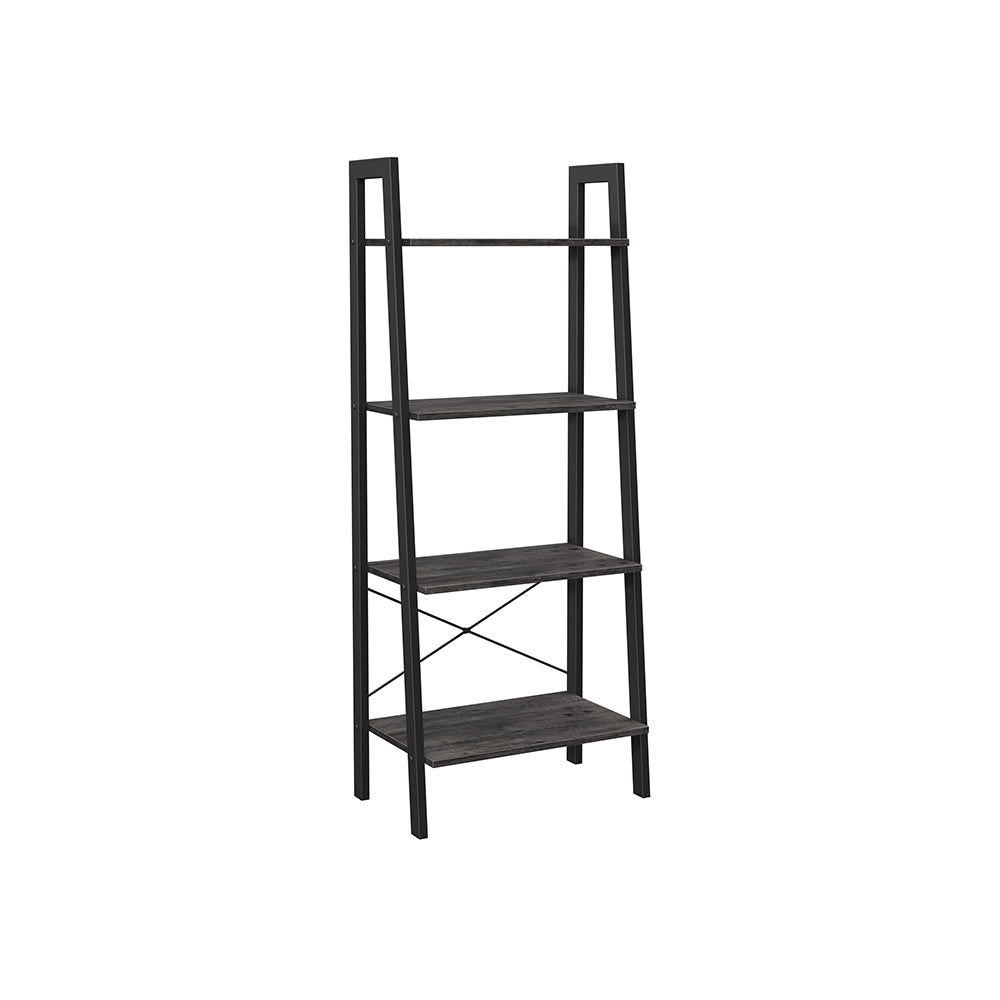 Ladder Shelf - 4-Tier - Steel Frame - 213 lb Capacity