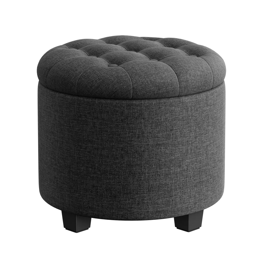 Round Ottoman with Legs