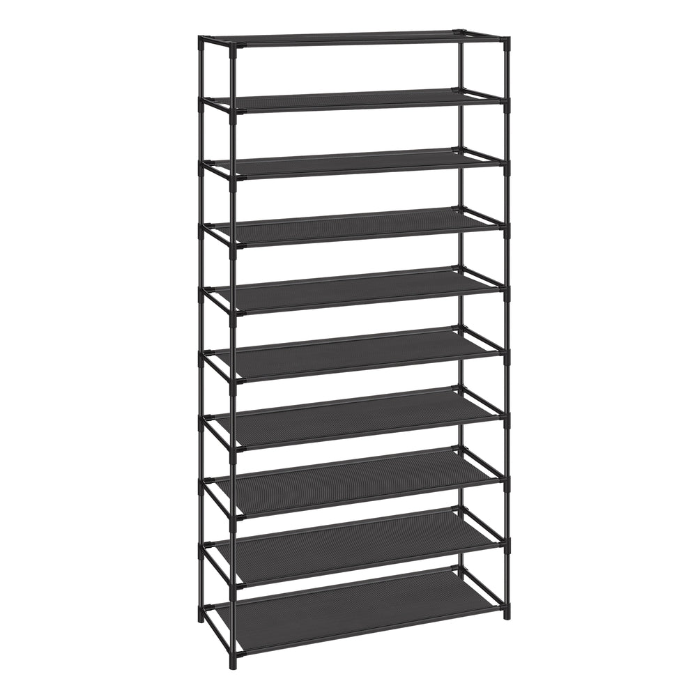 10-Tier Shoe Rack for Closet Holds Up to 40 Pairs Shoes and Boots