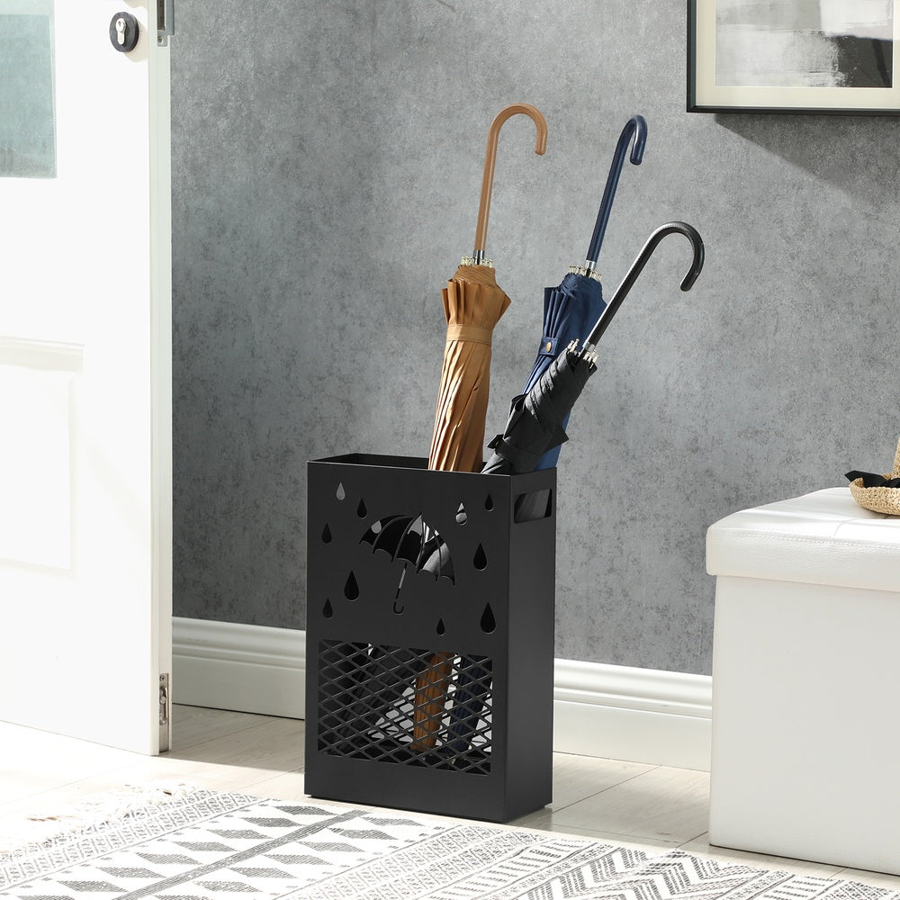 Metal Umbrella Stand - Cutout Design