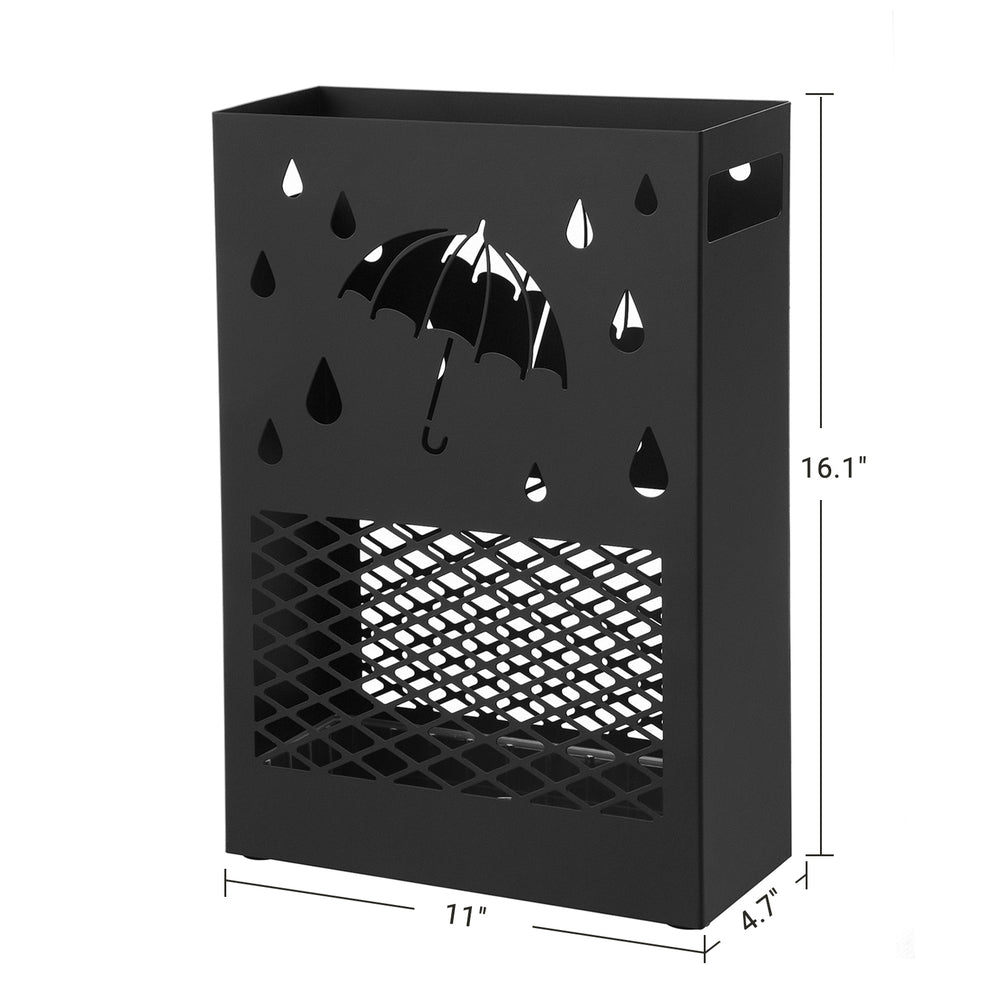 Metal Umbrella Stand - Cutout Design