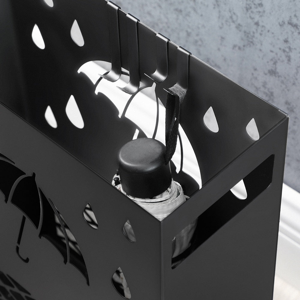 Metal Umbrella Stand - Cutout Design