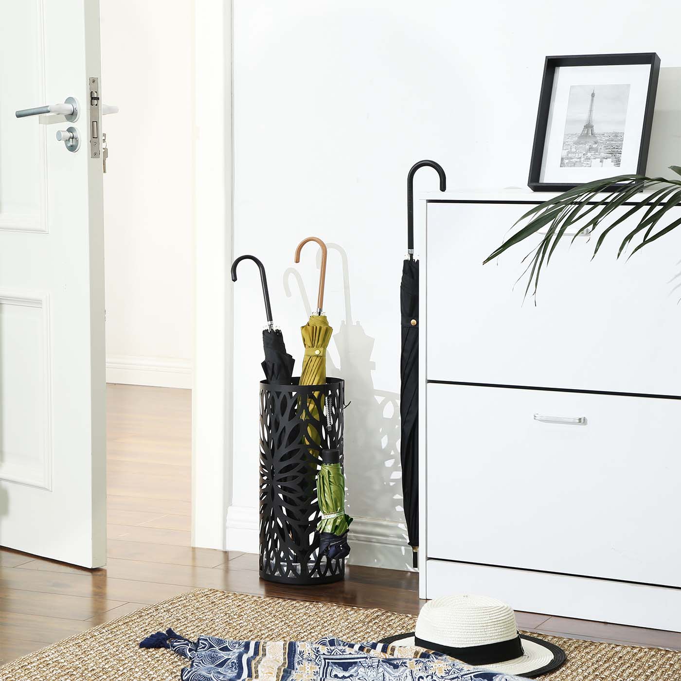 Steel Round Umbrella Stand for Canes Walking Sticks