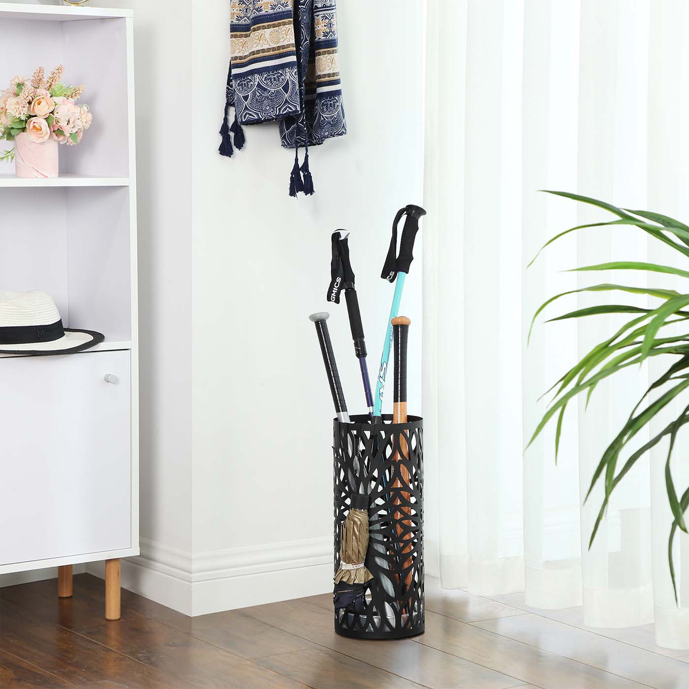 Steel Round Umbrella Stand for Canes Walking Sticks