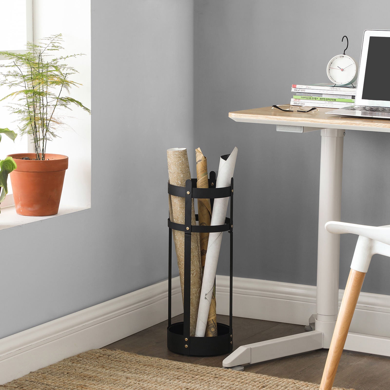 Steel Round Umbrella Holder Rack