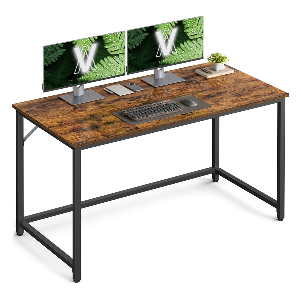 Industrial Writing Computer Desk with Metal Frame