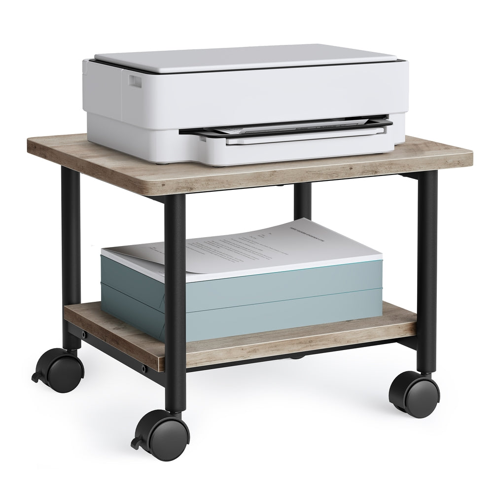 Under Desk Printer Stand - Black