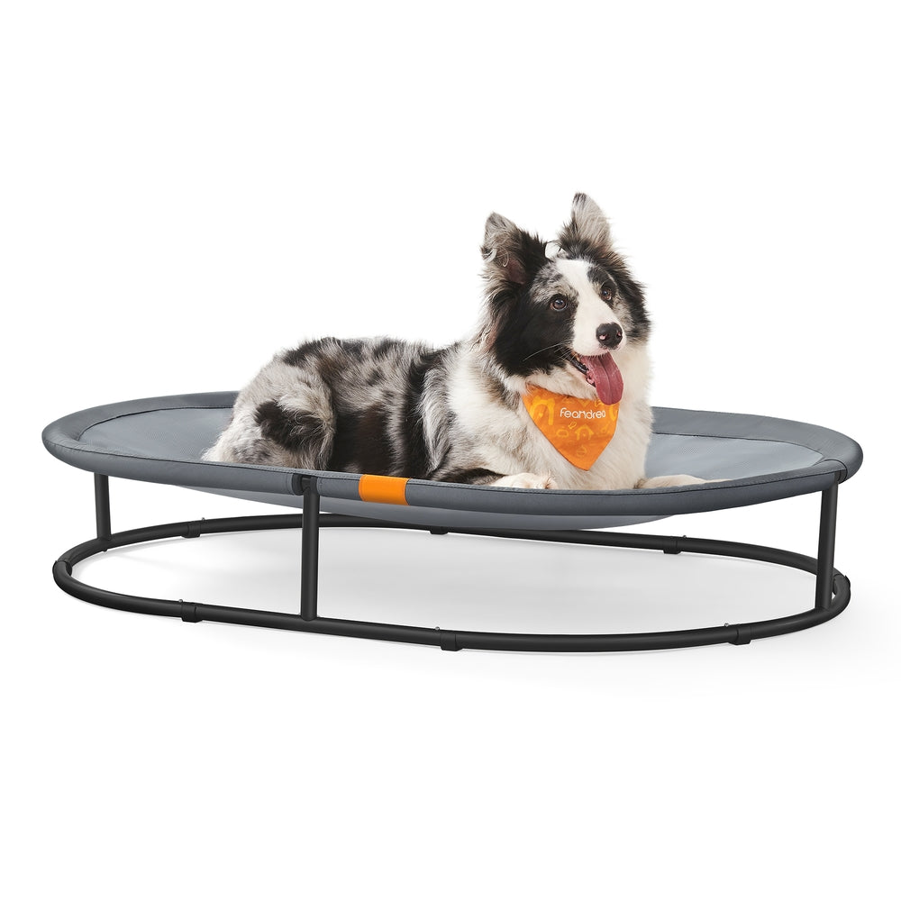 Elevated Cat Bed for Average Cats and Miniature Dogs - Up to 20 Lb Gray - Gray - XXXL（44.5"L x 30"W x 8.7"H)