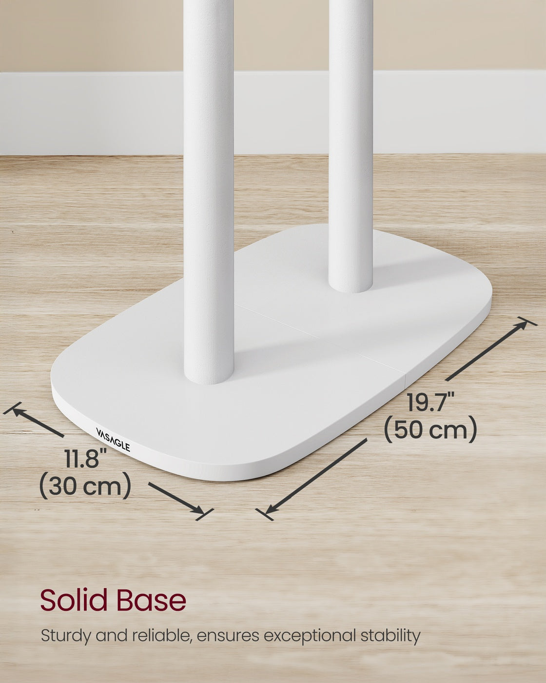 Hall Coat Tree - 8 Hooks - Storage Shelf - 67 Inch