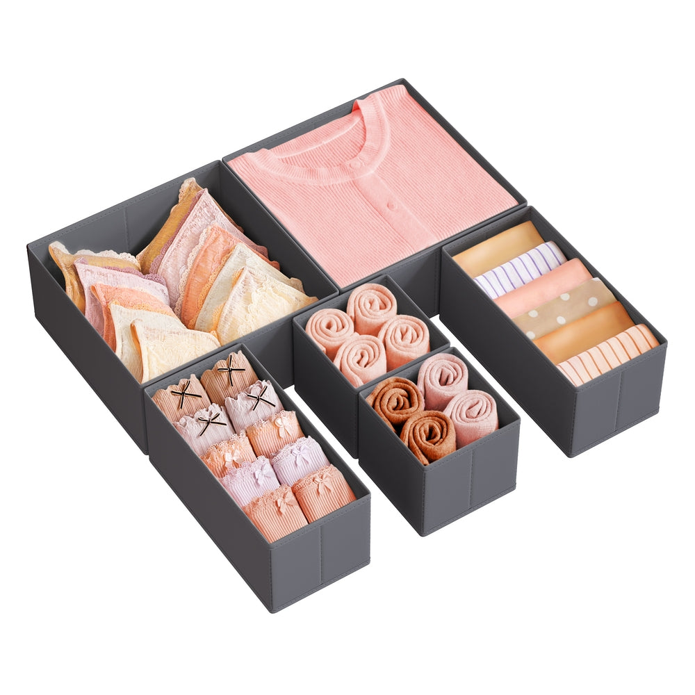 Drawer Divider Organizers - Set of 18 - Gray - Light Gray