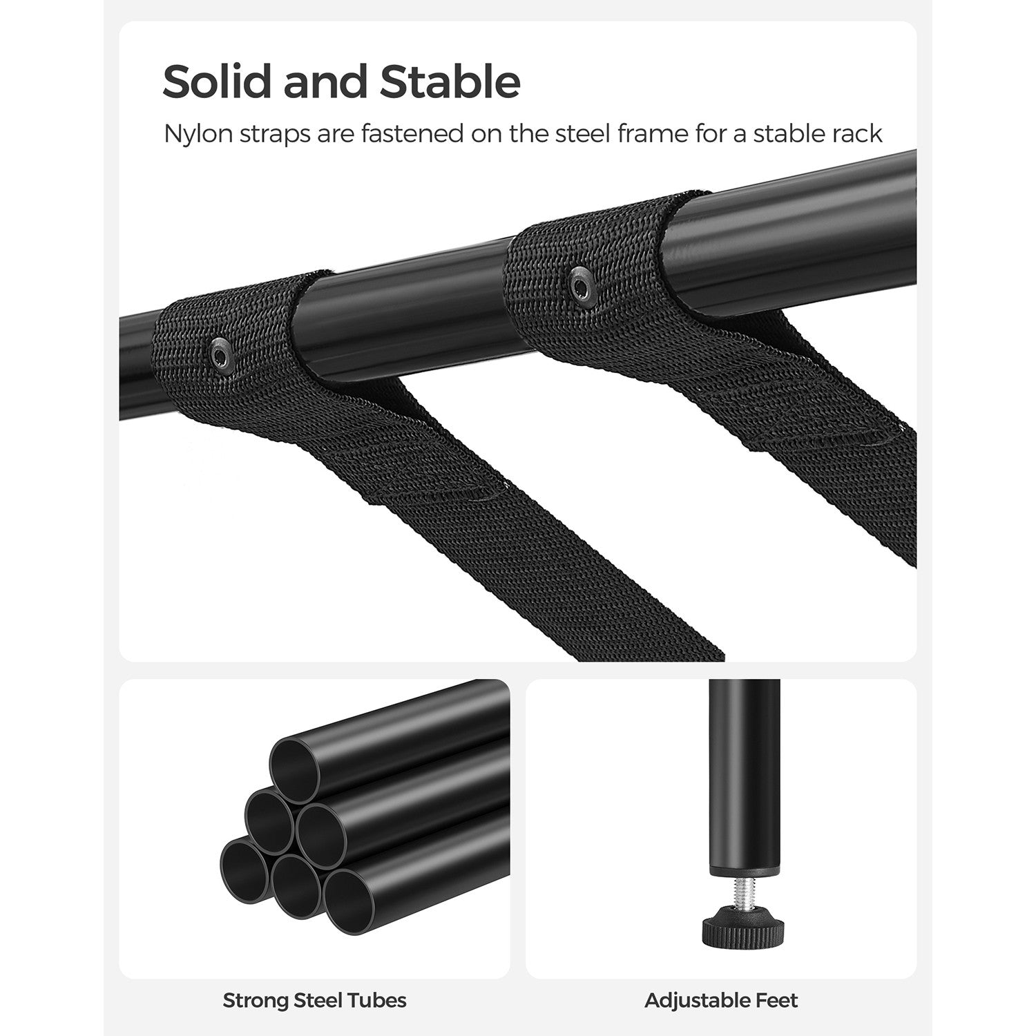 Luggage Racks Set of 2 - Black