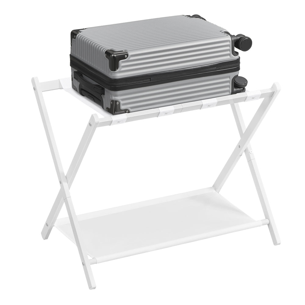 Luggage Rack for Guest Room - Cloud White