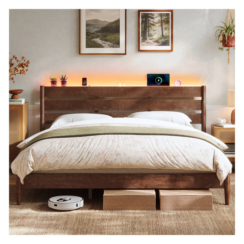 Queen Bed Frame - With Headboard
