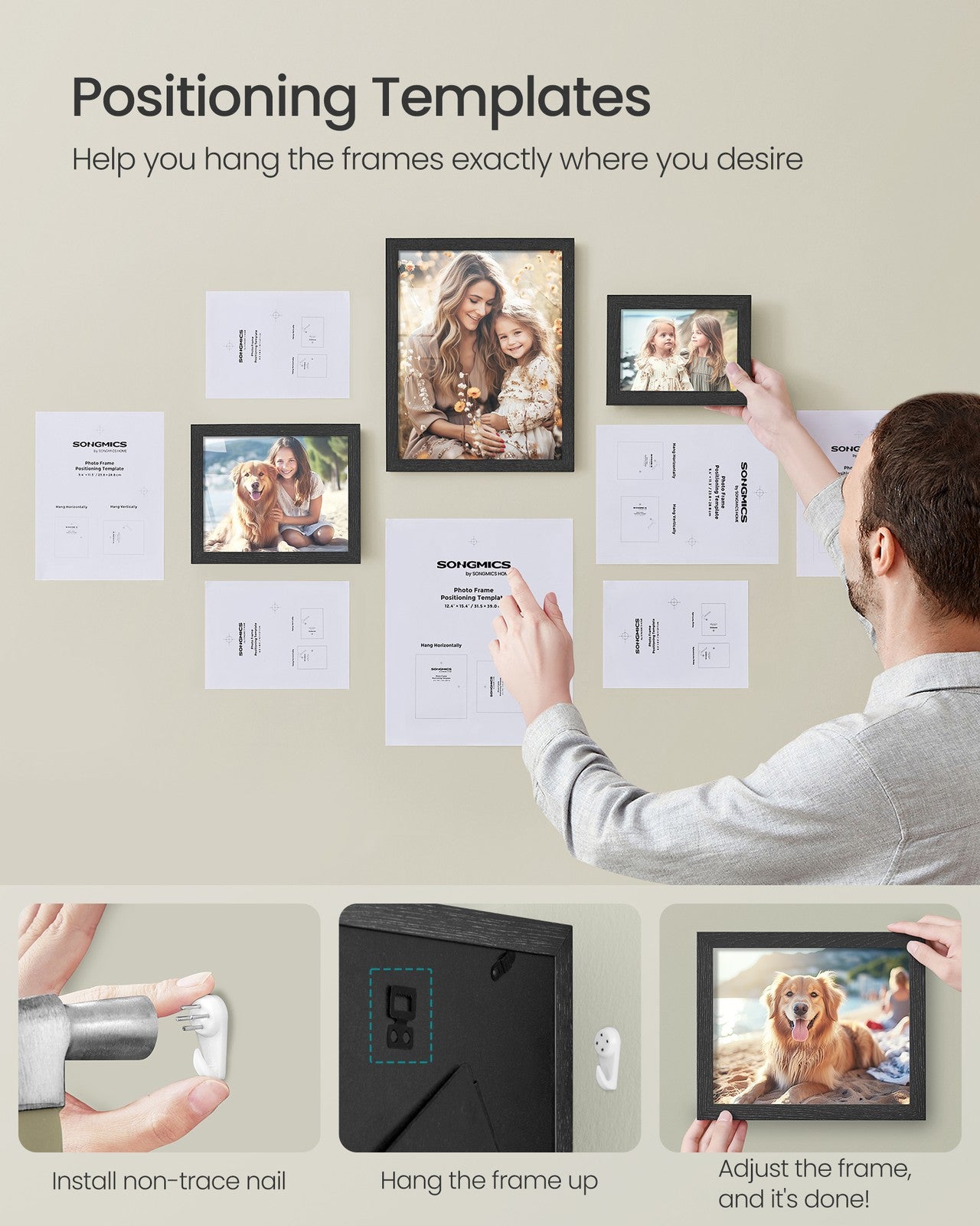 Collage Picture Frames Set of 10