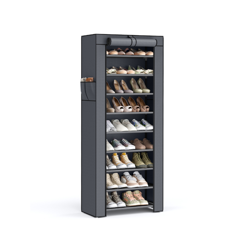 Shoe Rack - 9-Tier - Nonwoven Fabric Cover