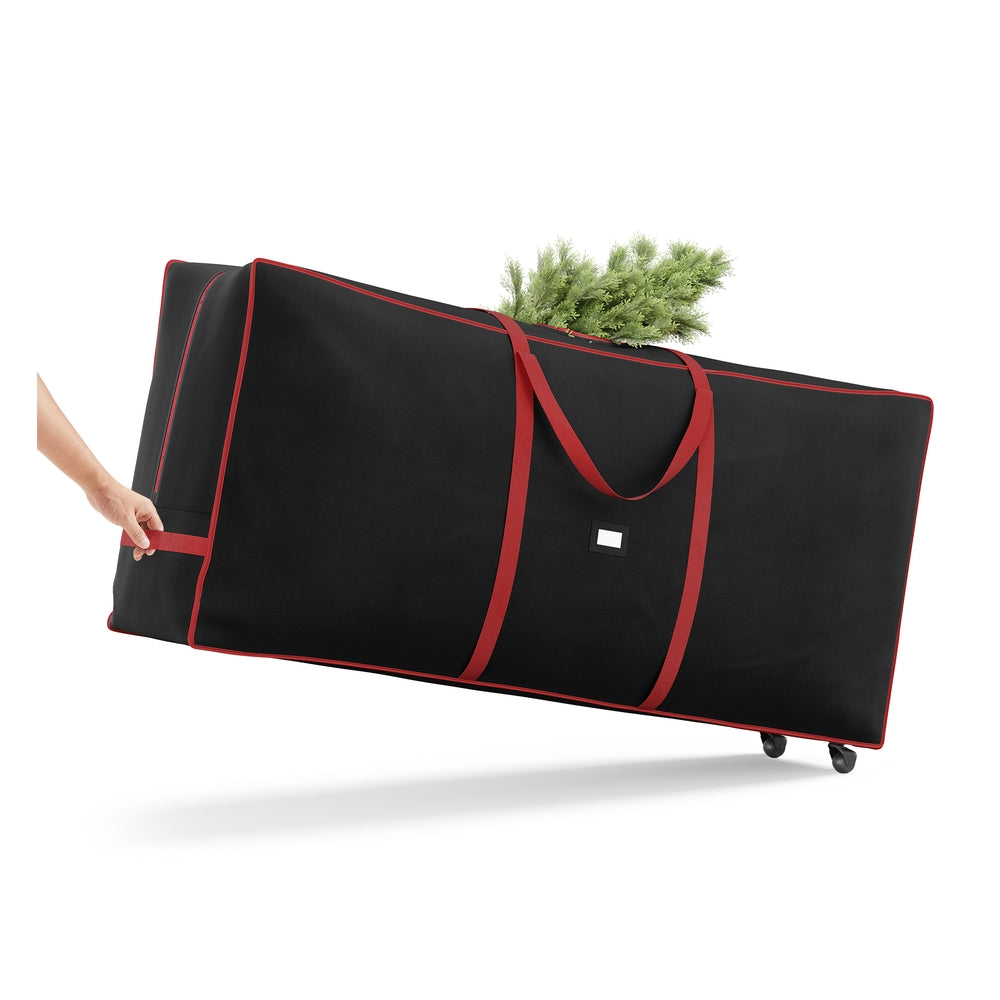 Christmas Tree Storage Bag with 1.6-Inch Wheels - Ink Black - 65"L x 15"W x 29"H