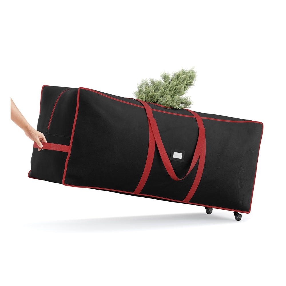 Christmas Tree Storage Bag with 1.6-Inch Wheels - Ink Black - 48"L x 16"W x 20"H